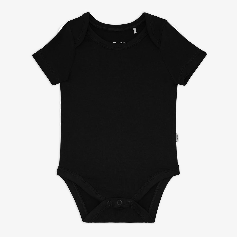 Flat lay of the Black Bodysuit