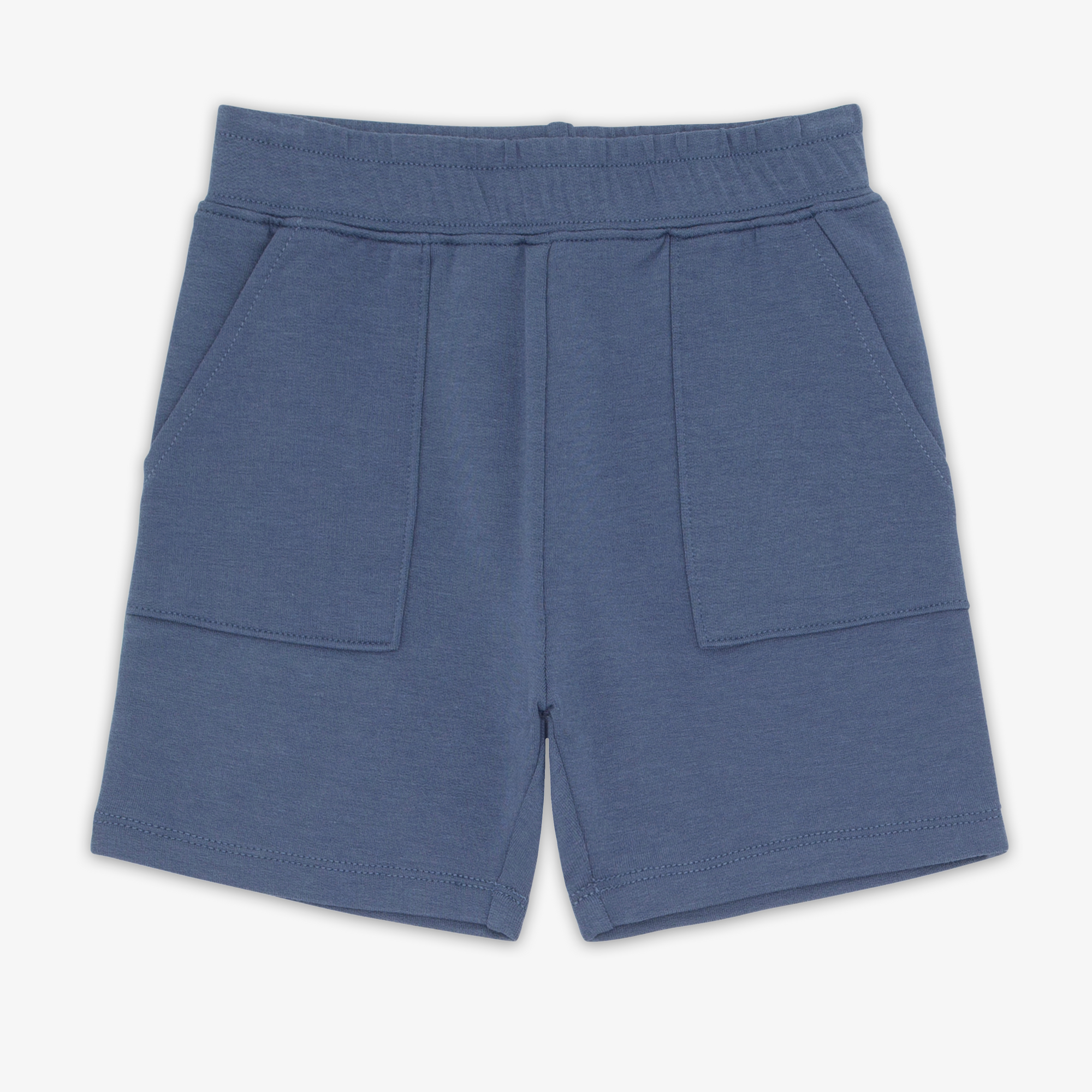 Flat lay of the Vintage Navy Shorts